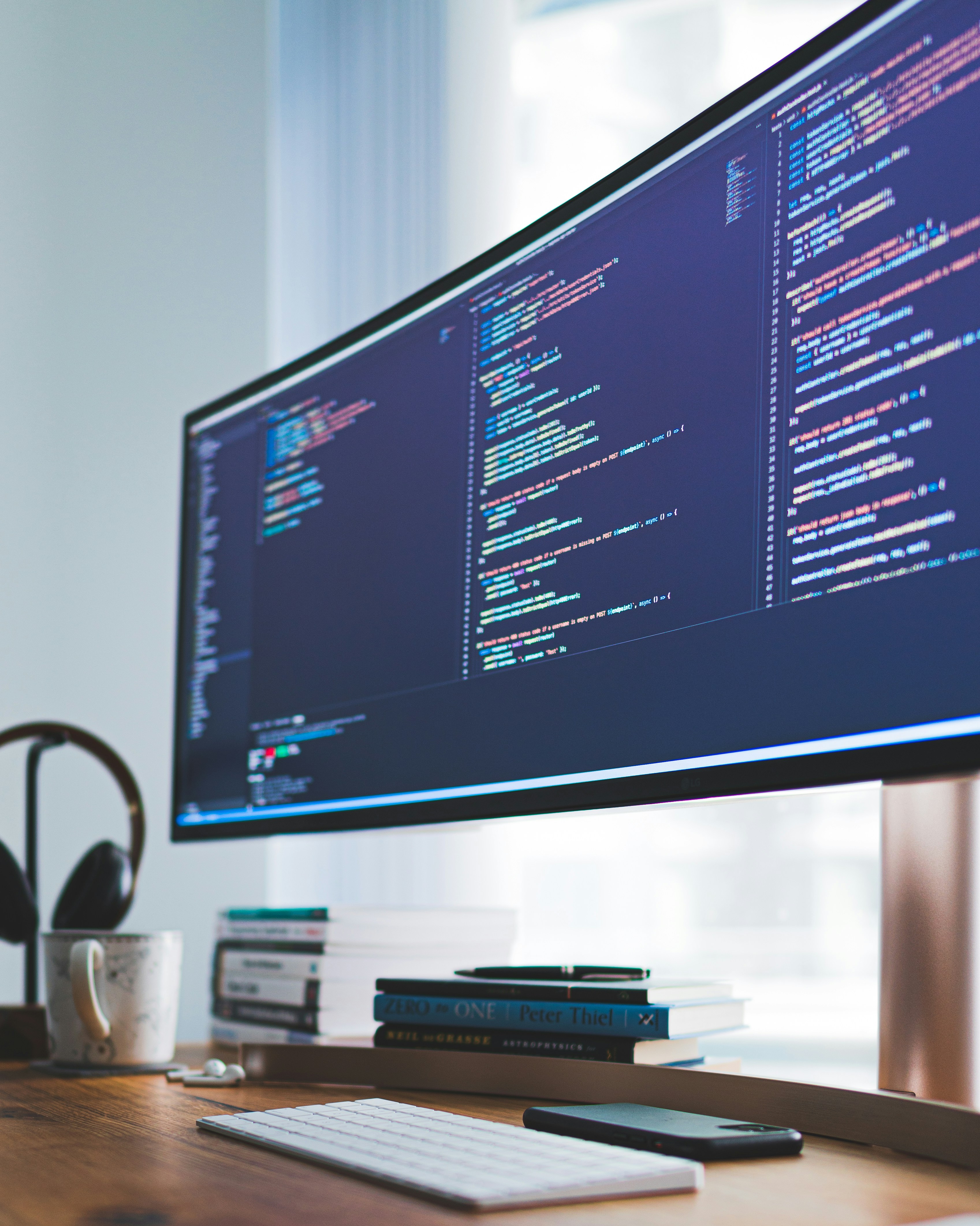 Wooden Desk Monitor